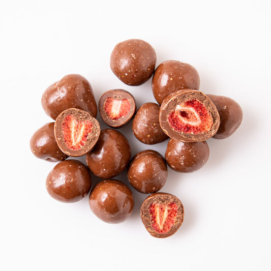 Chocolate Freeze Dried Strawberries 80gr